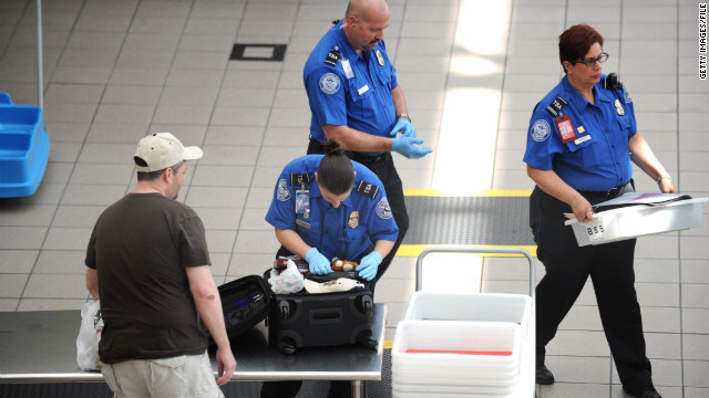 TSA checks special baggage