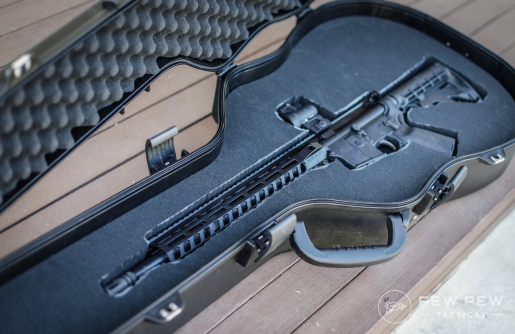 AR-15 in Savior Equipment Guitar Gun Case