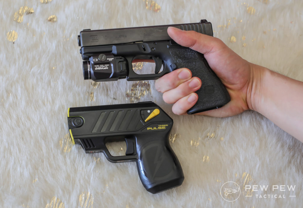 Taser Pulse vs Glock 19 Grip