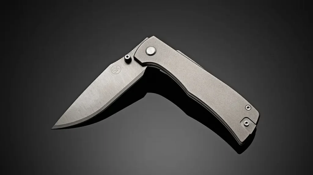 The knife uses a Recoil Lock Mechanism Inspired by SNECX